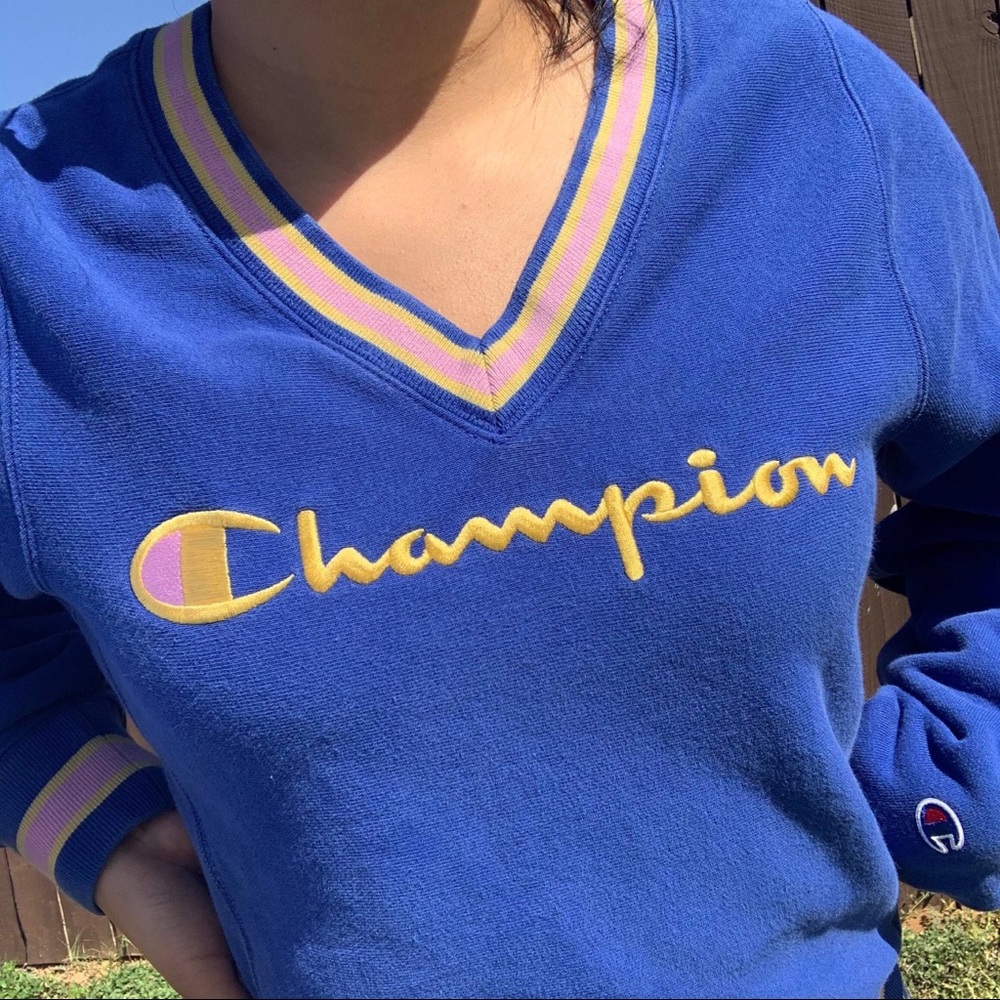 Vintage champion women sweatshirt size xsmall